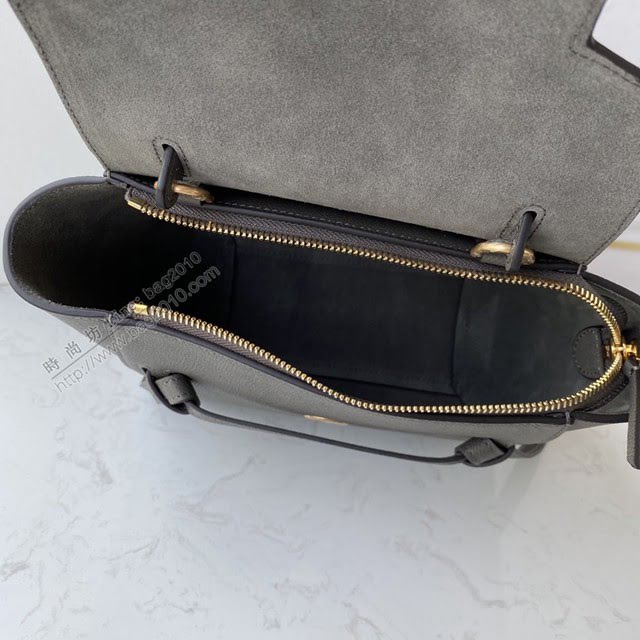 Celine女包 賽琳經典款中號女包 Celine belt bag 掌紋牛皮鯰魚包 189153  slyd2192